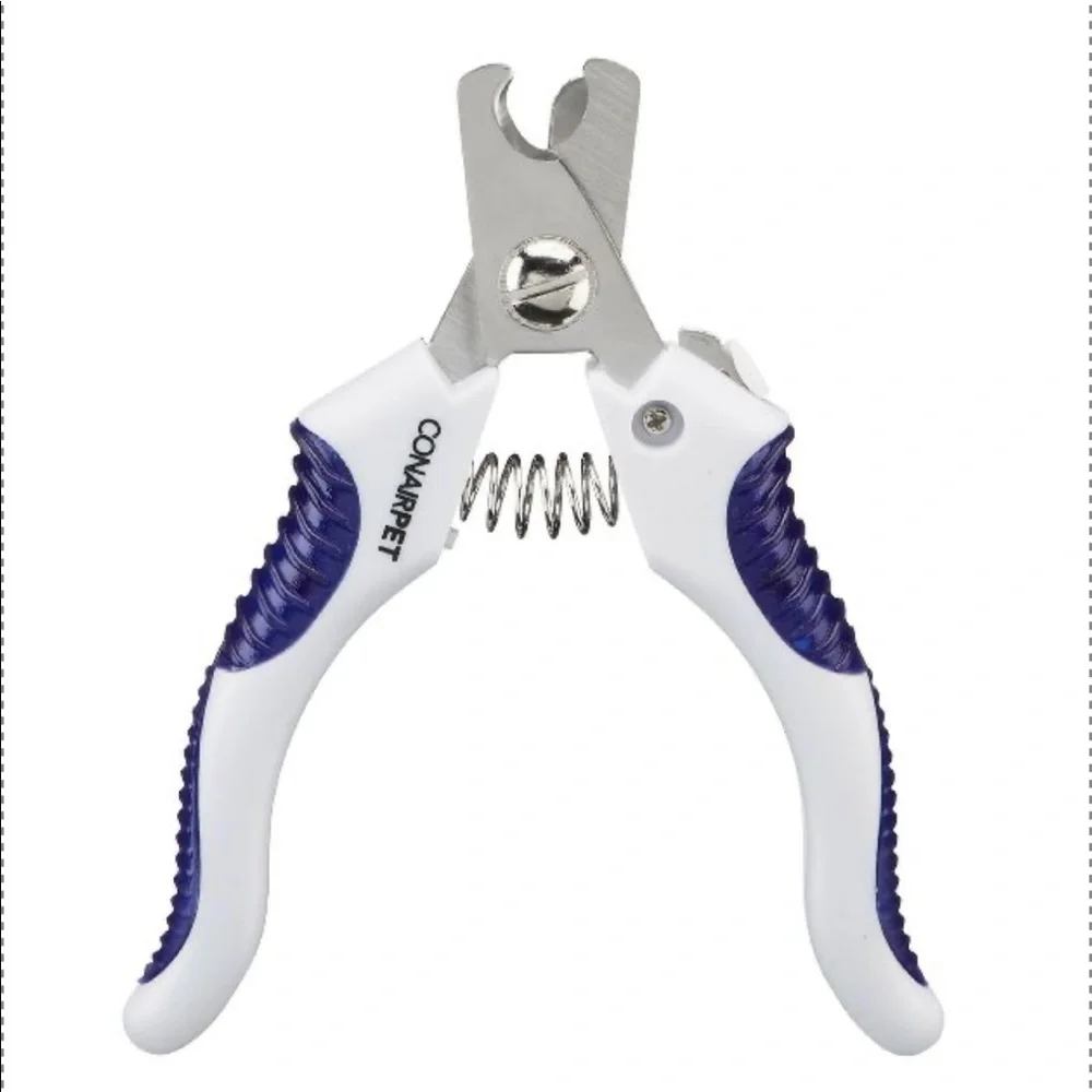 NEW! ConairPET Small Nail Dog and Cat Clipper Ergonomic Handle Purple and White